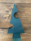 12 Inch Solid Wooden Tree with Circle Cutouts